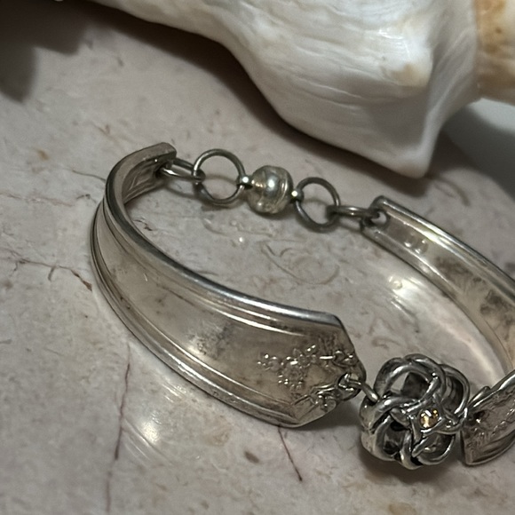 Vintage Silver Spoon Bracelet - Picture 3 of 16